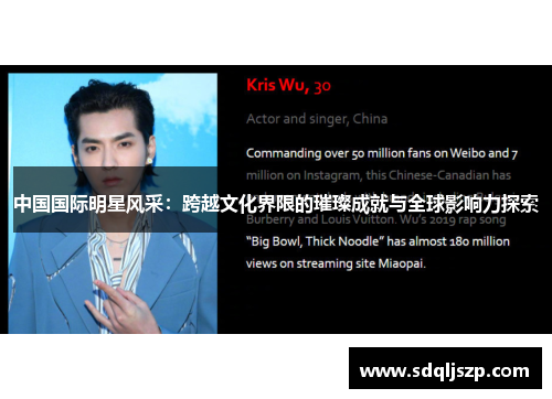 中国国际明星风采：跨越文化界限的璀璨成就与全球影响力探索